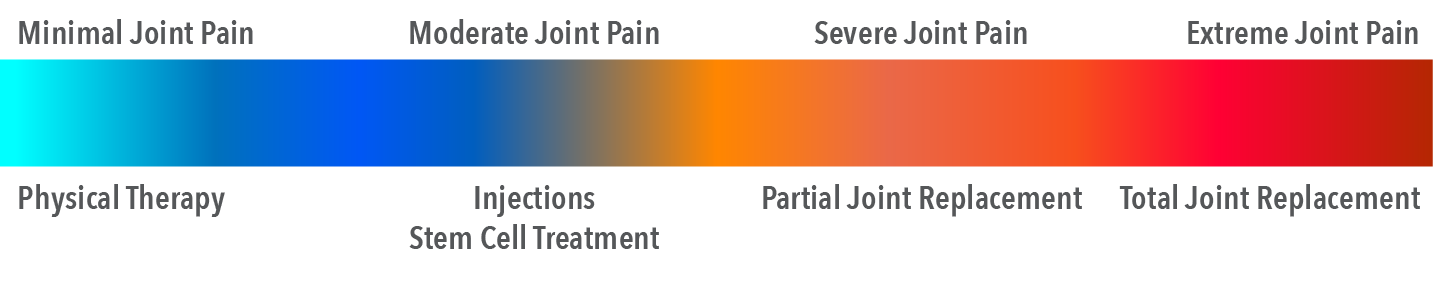 Pain spectrum for Achieve Joint Success